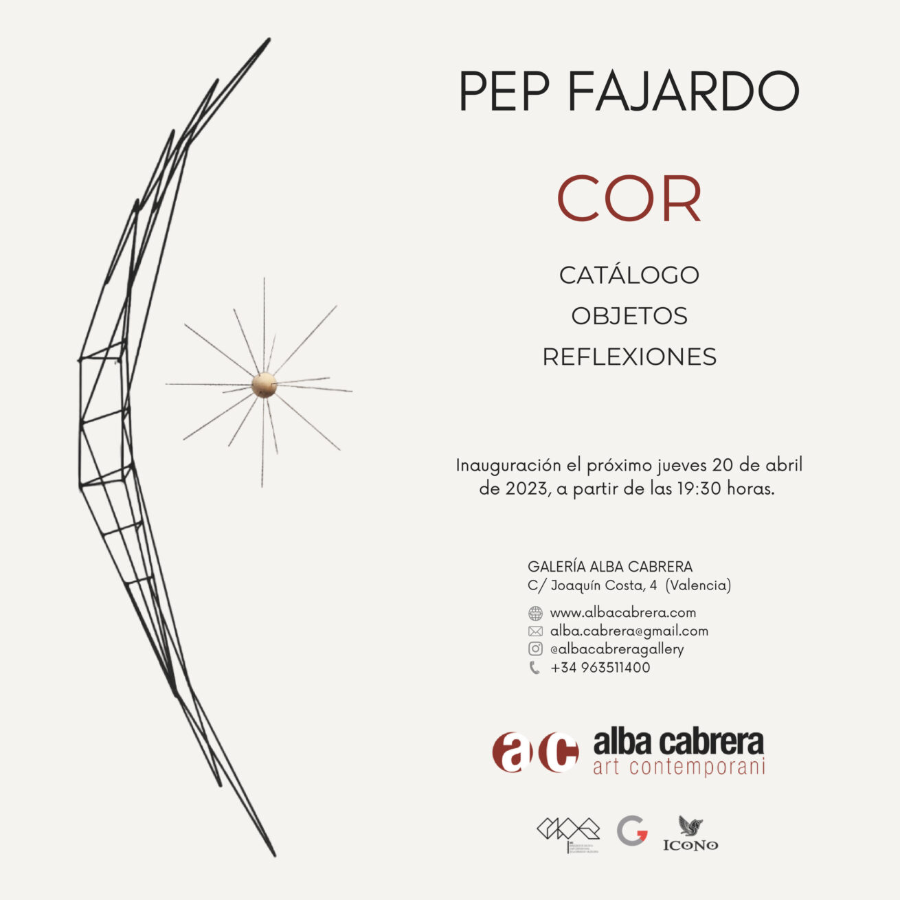 INAUGURACIÓN EN ALBA CABRERA